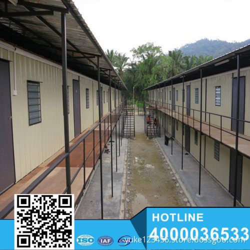 Modern folding portable container for temporary hotel/home